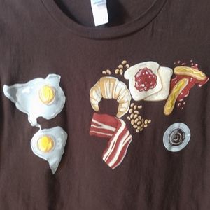 Continental Breakfast Medium Women's T-shirt 100% cotton